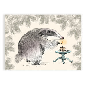 Joulukortti Mäyrän joulu